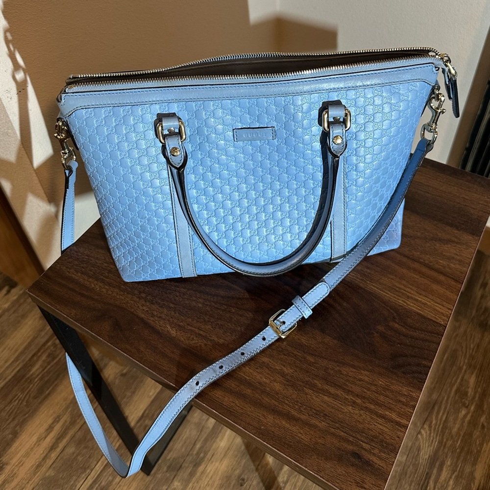 Gucci Micro Guccissima Blue